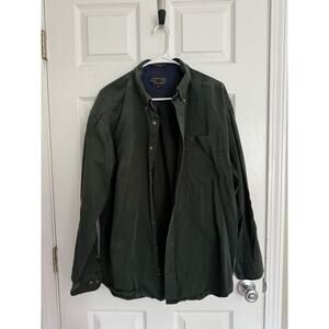 Alexander Julian Colours Mens Olive Green Button Down Sz: XXL
